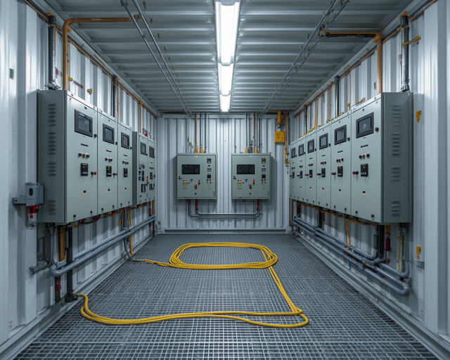 Electrical control room from B-LINE profile