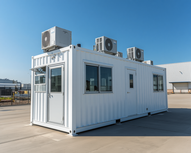 Mobile office and accommodation container cabin from B-LINE profile